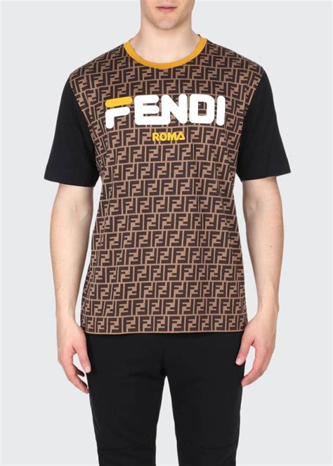 fendi jersey t shirt|fendi graphic tees.